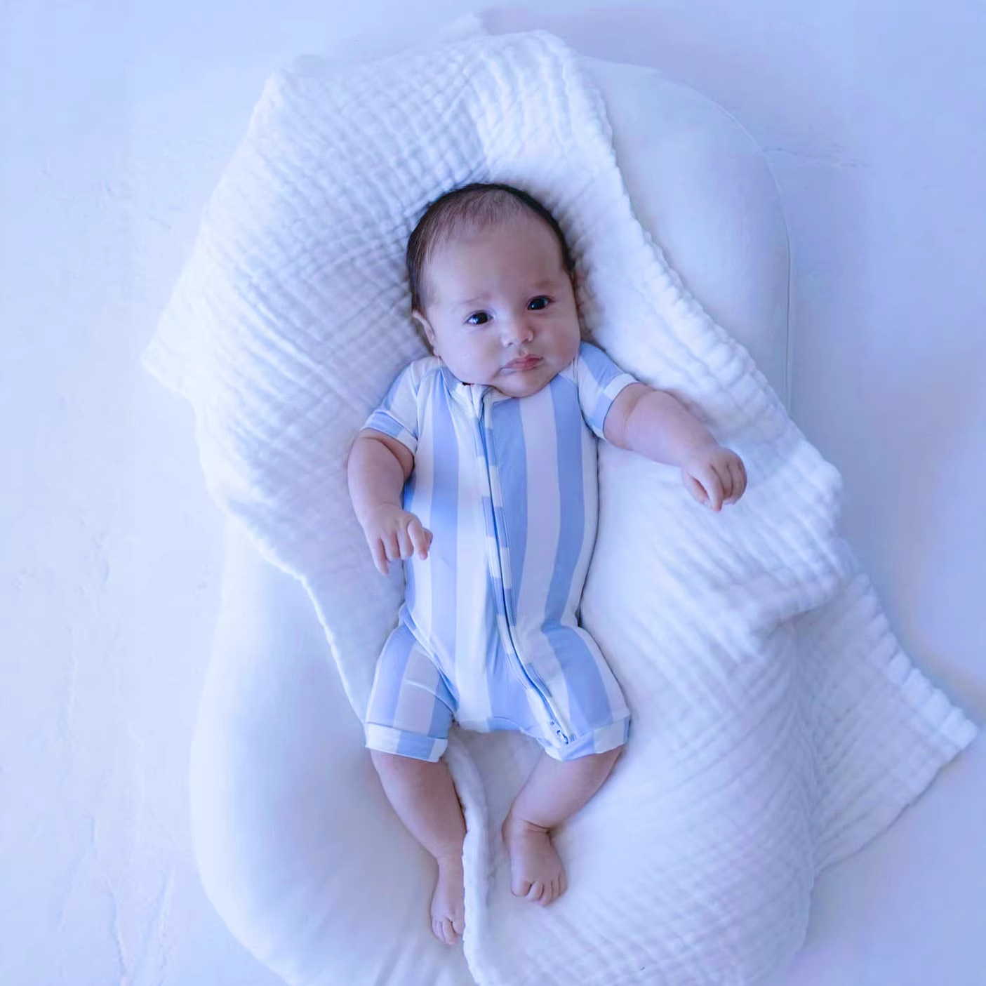 New Baby Onesie Bamboo Fiber Summer