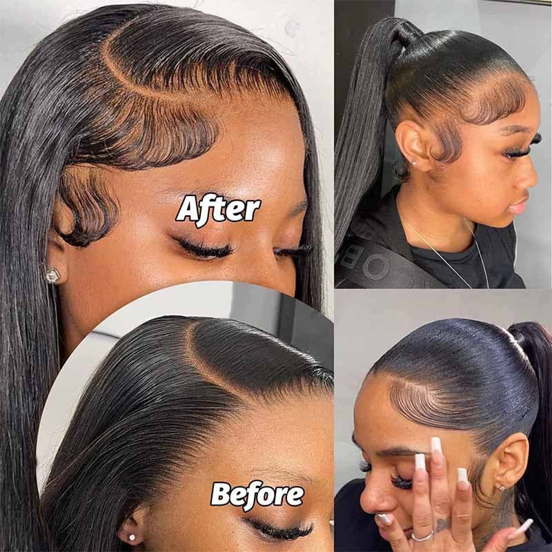 Real Hair Hairline Stickers Wig Bangs Sideburns Stickers — foto 10