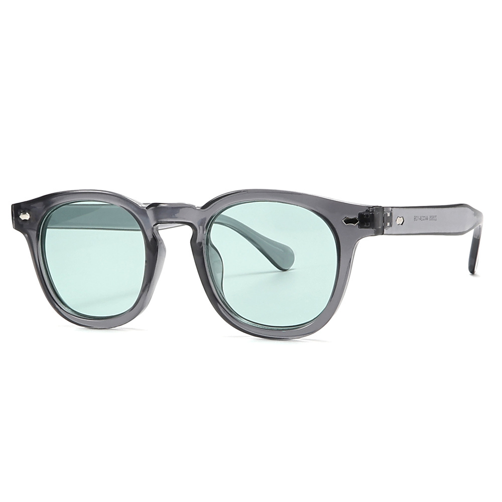 New Simple Sunglasses Round Rim Sunglasses - Image 13