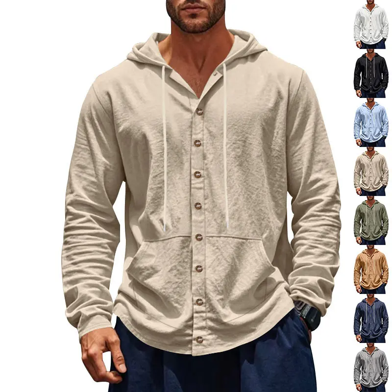 Spring and Autumn American Style Loose Men's Shirt