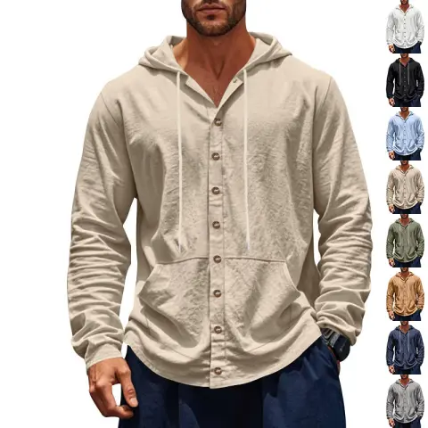 Spring and Autumn American Style Loose Men's Shirt