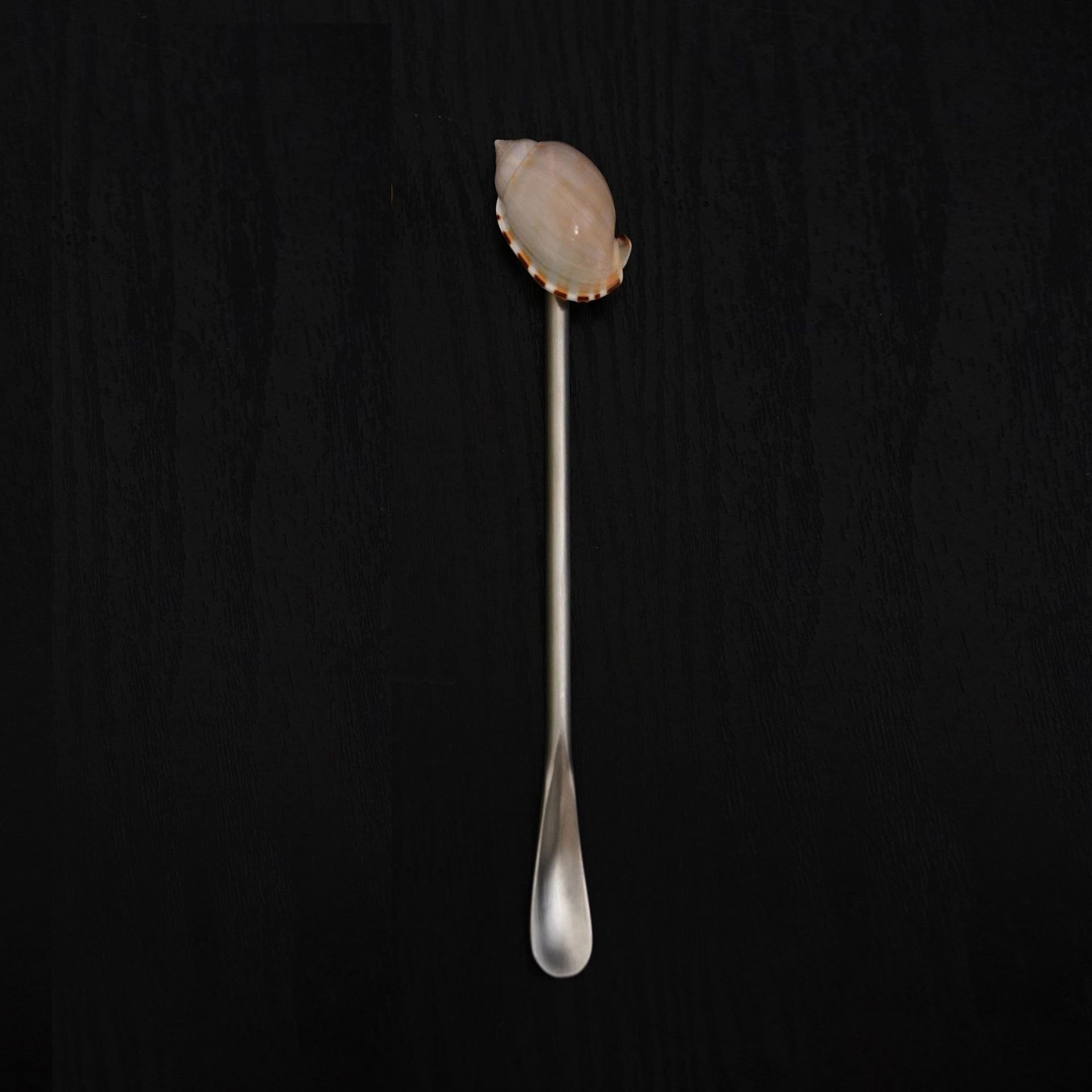 Title 1, Conch Shell Glass Spoon Wine Stirring Spoon