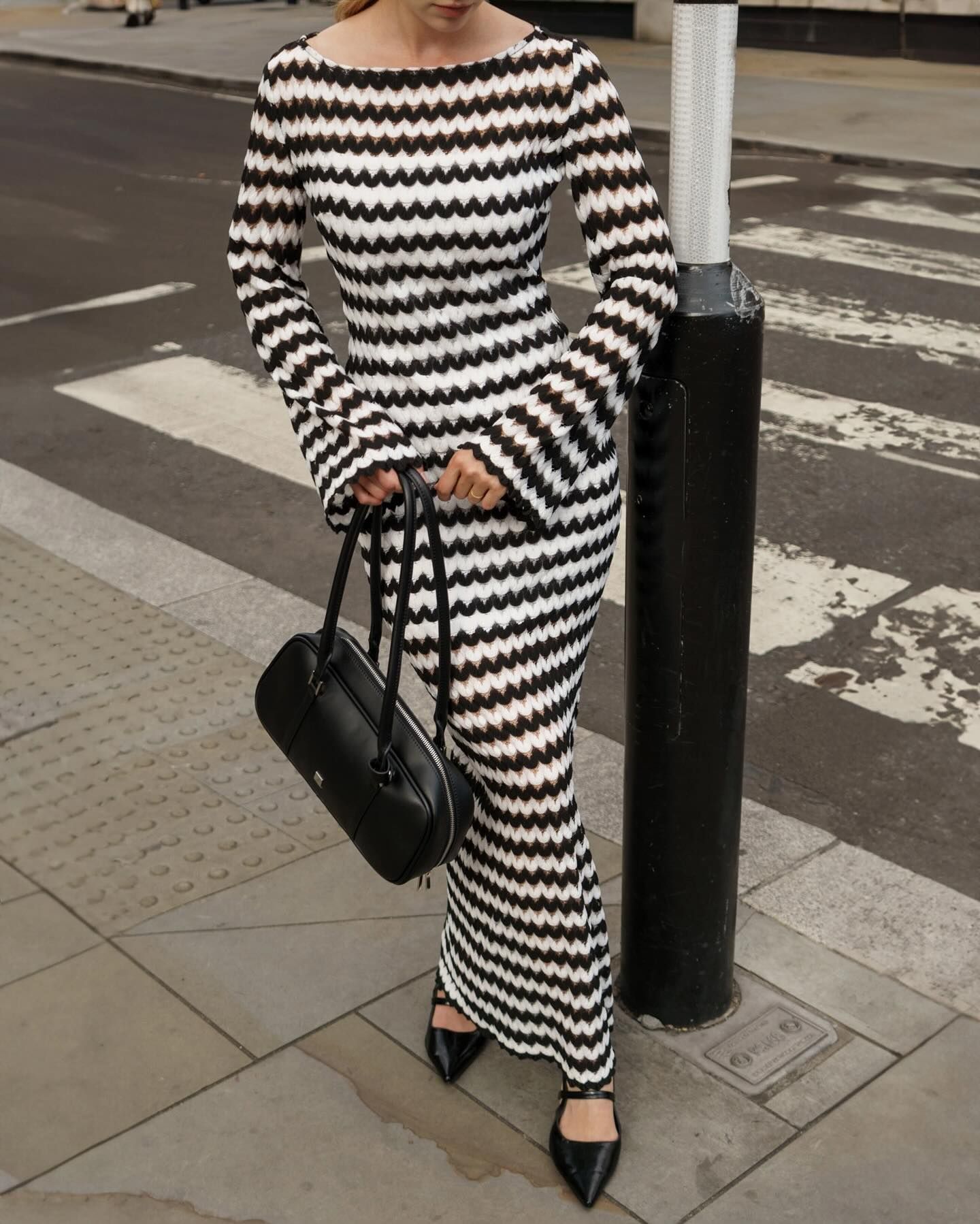 Sexy Women's Knitted Round neck Slit Dress, Fitted Off the shoulder Autumn And Winter Dress White - Shop at LoveMi