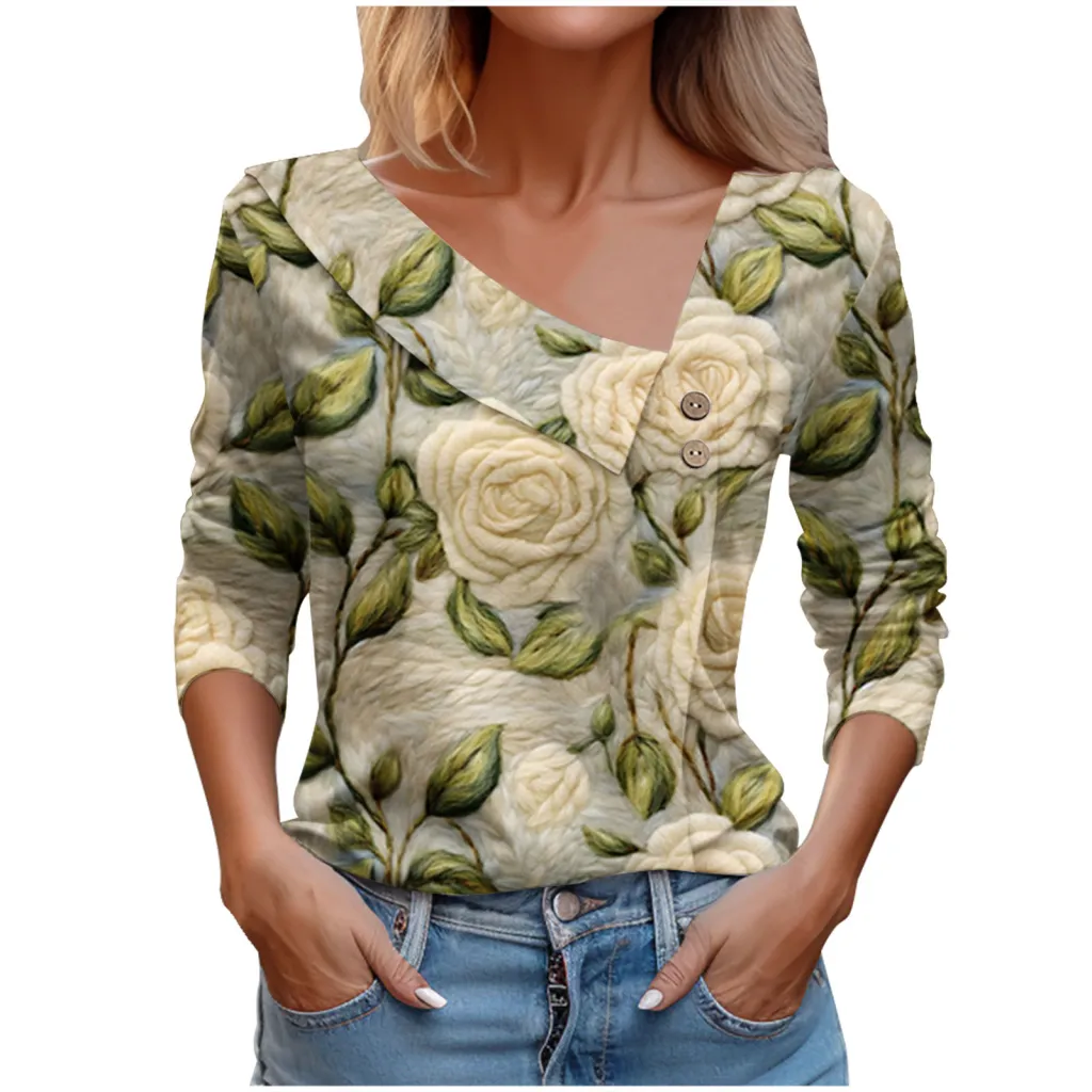 Long Sleeve Colour Printed Shirt - Cr15