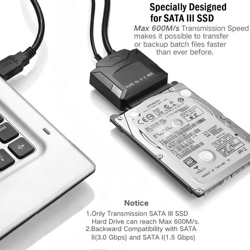 USB To SATA Hard Drive Plug-and-play Cable