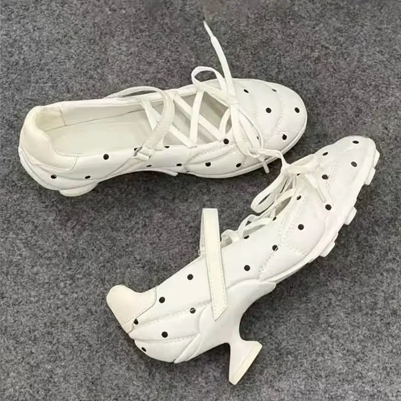 Rare Stylish Polka-dot High Heels For Women