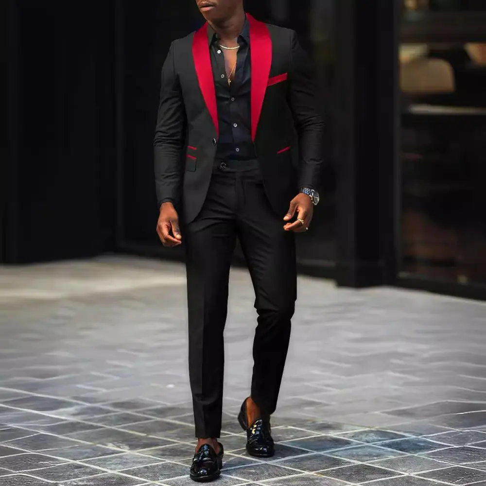 Men's Business Casual Suit Coat Trouser