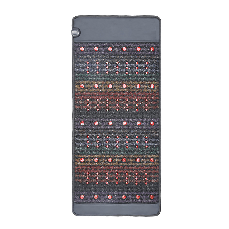 Colorful Crystal Cervical Massage Cushion Ruby Therapy Pad