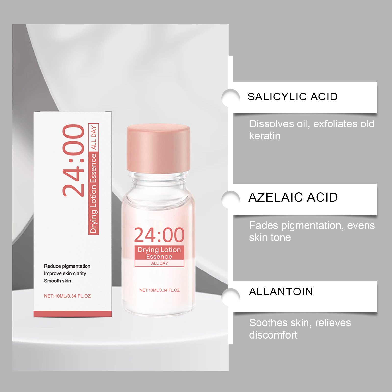 Moisturizing And Nourishing Salicylic Acid Facial Serum For The Skin