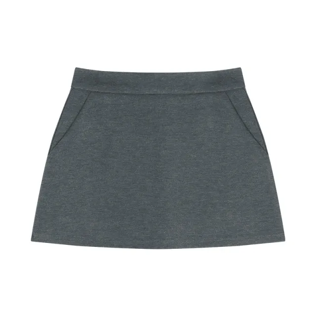 Women's Simple Elegant Bodycon Hip Skirt Gray - Shop at LoveMi