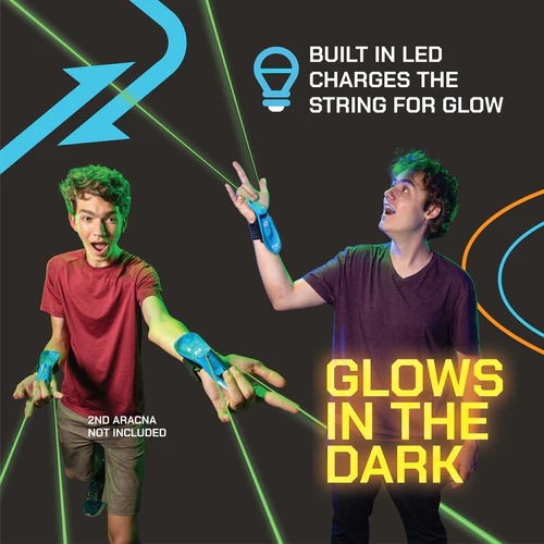 The Worlds First String-Launching Web-Shooter With Glow-in-the-Dark Slingshot