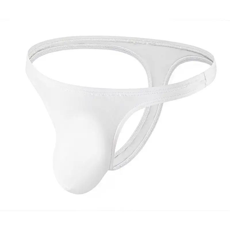 Men's T-shaped T-shaped Panties Fashion Low Waist Ice Silk Breathable