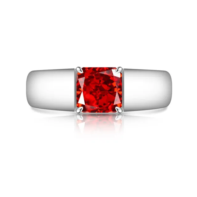 Fashionable And Classic High carat Diamond Ring Specially Designed For Dashing Gentlemen Red - Shop at LoveMi
