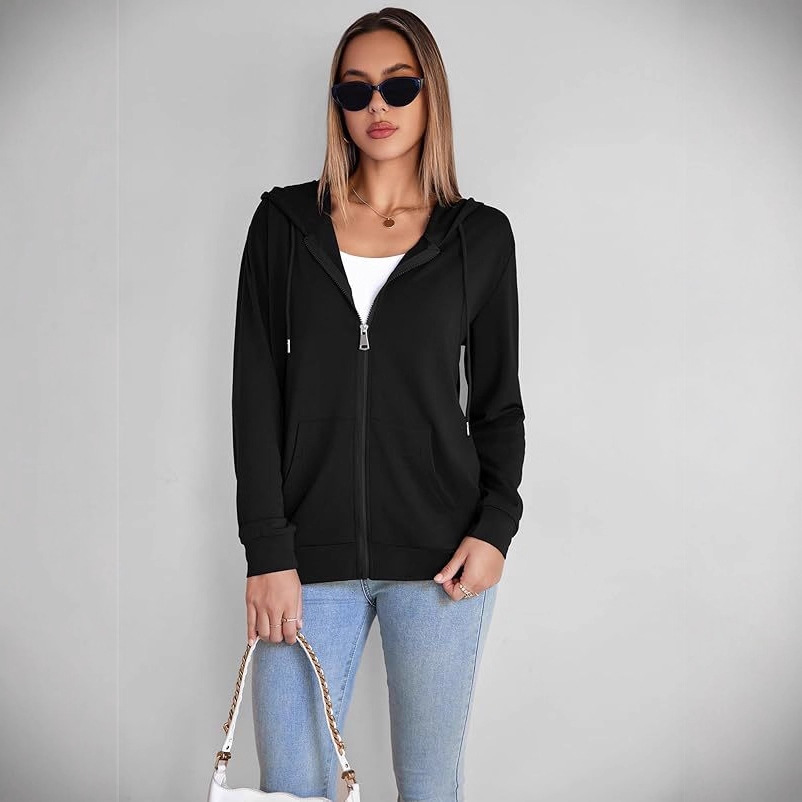 Women's Zip-up Hoodie Sports Jacket