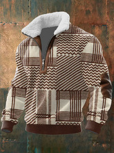New Men's Casual Long-sleeve Hoodie With A Stand-up Collar And Zipper - Image 5