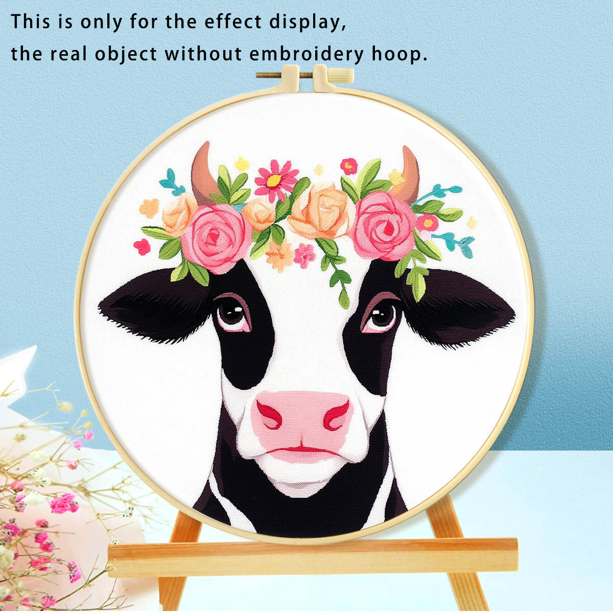 Mushroom Embroidery Handmade Material Package DIY Kit