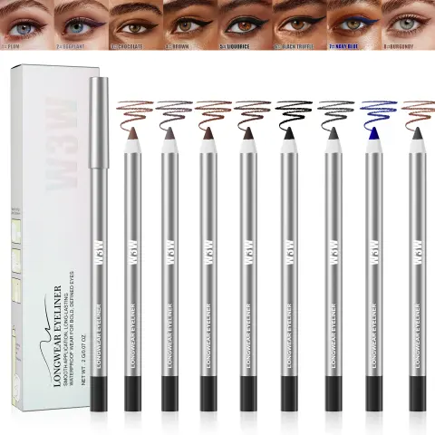 W3W Long Lasting Smudge Proof Colored Gel Eyeliner Pen