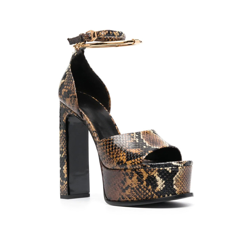 Title 3, Super High Heel Fish Mouth Sandalen Damen Somme...