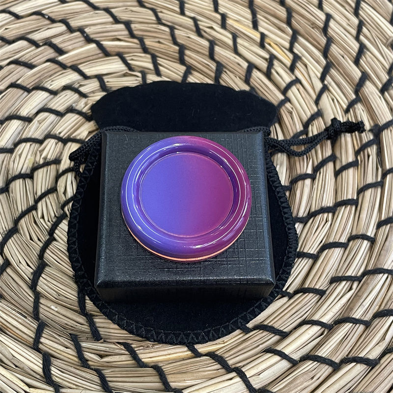 Metal Clacking Coin Stress Relief Toy EDC Fidget Popper For Anxiety Relief - Blind Box Gift For Teens And Adults Satisfying Click Sound Sensory Tool