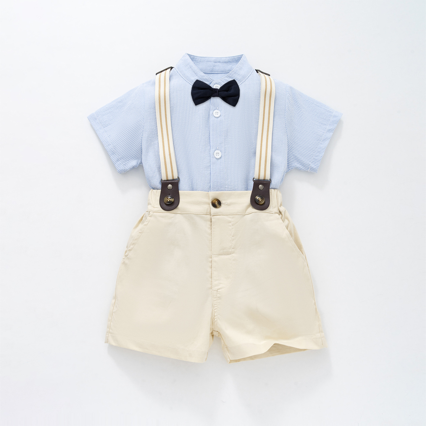 Korean-style Suspender Pants Set For Boys