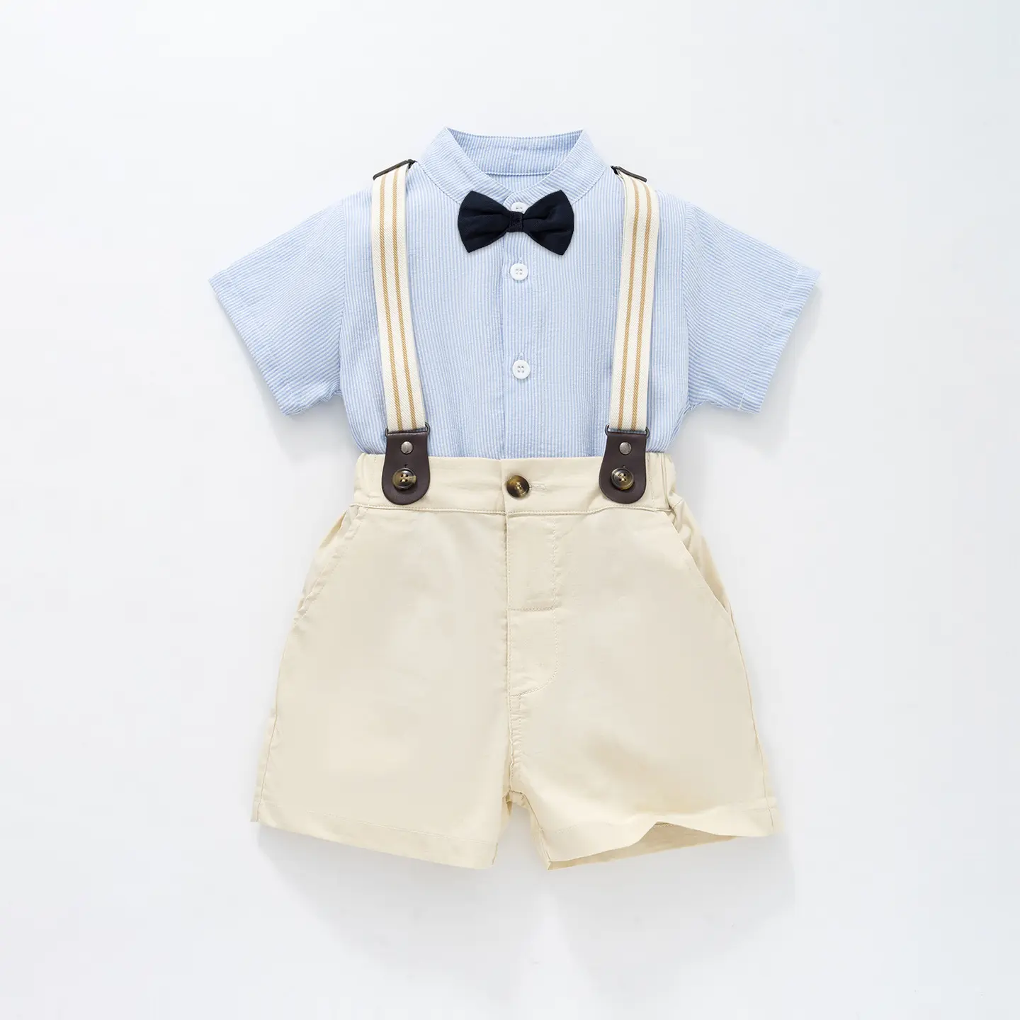 Korean-style Suspender Pants Set