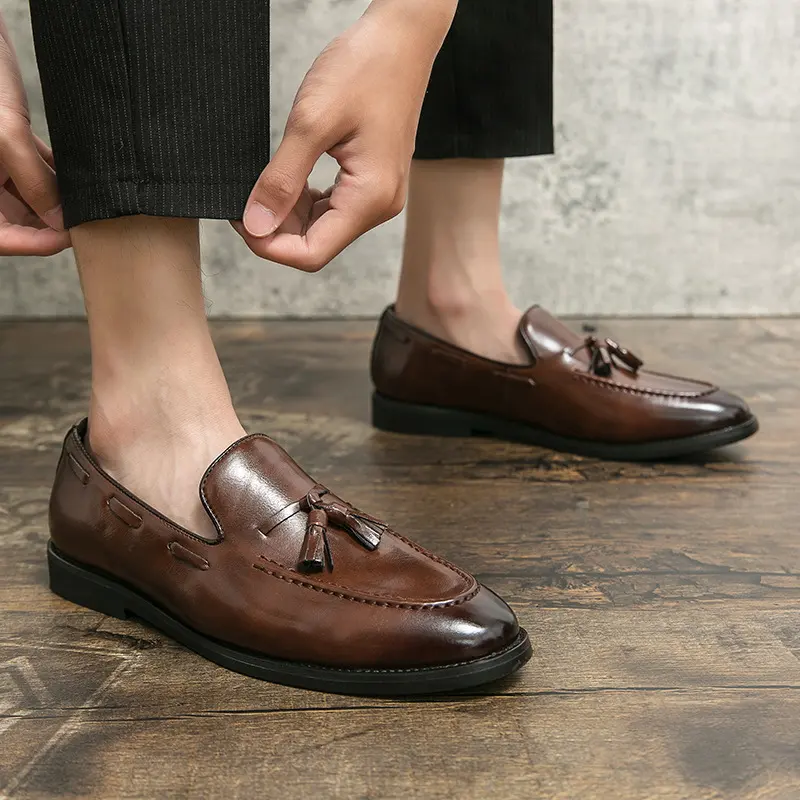 Tassel Slip-on Shoes Young Men