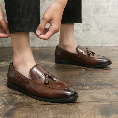 Tassel Slip-on Shoes Young Men