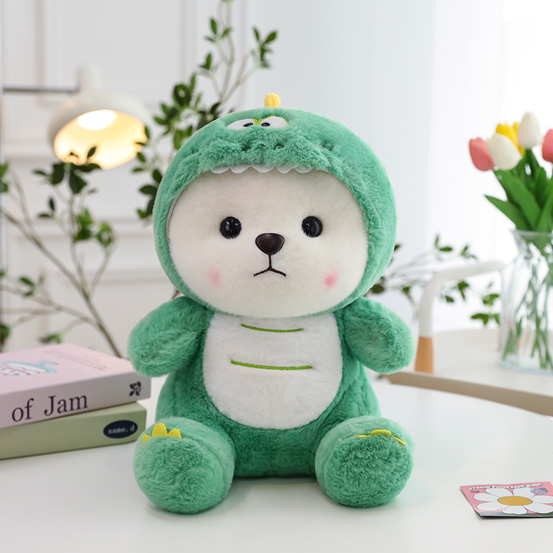 Colorful And Cute Strawberry Bear Plush Doll