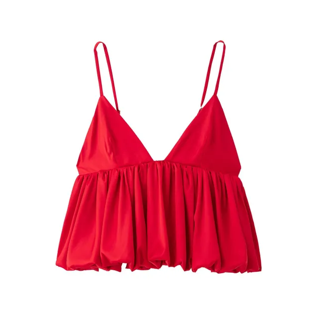 Fashion Personalized Women's Sleeveless Sling Top Red - Shop at LoveMi