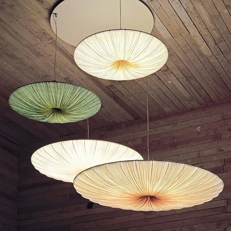 Artistic Lamp New Chinese-style Chandelier Fabric Design Creative And Unique