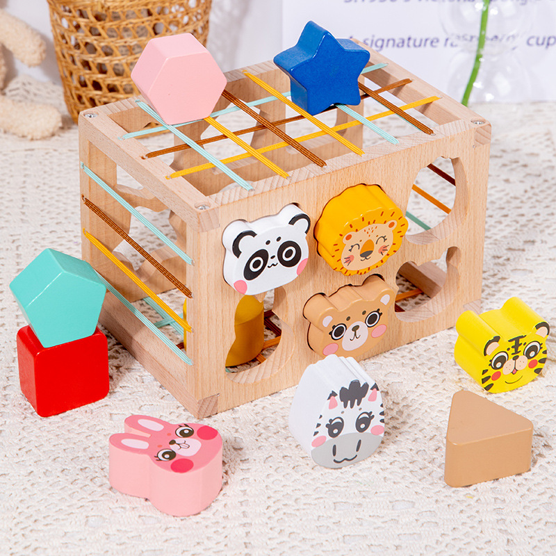Children's Early Education Shapes Color Cognitive Puzzle Toys - Image 1