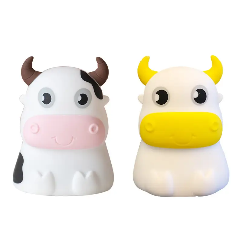 Creative Cow Silicone Colorful Bluetooth Speaker Night Light