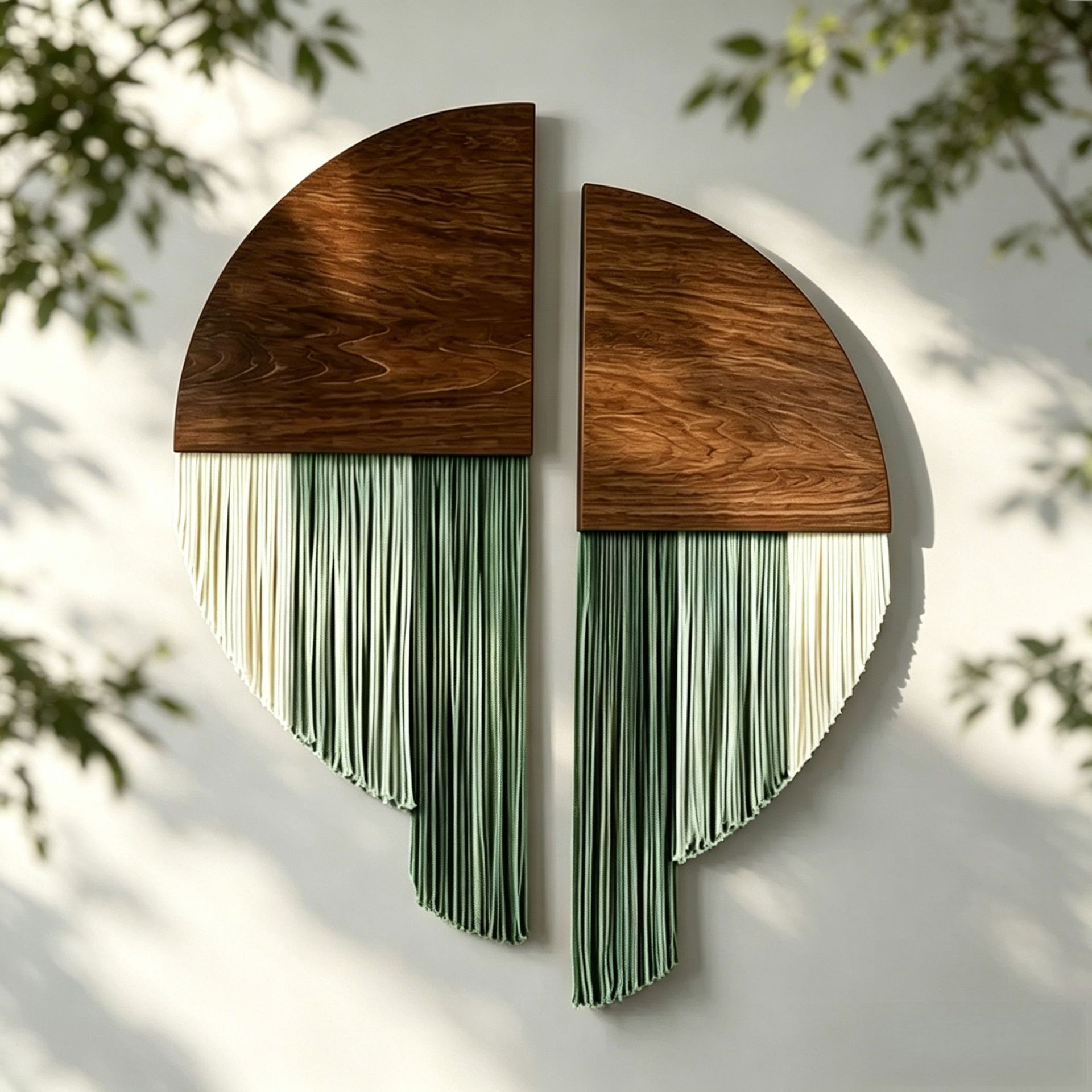 Nordic-style Modern Minimalist Tassel Bohemian Log Entryway Handwoven Tapestry