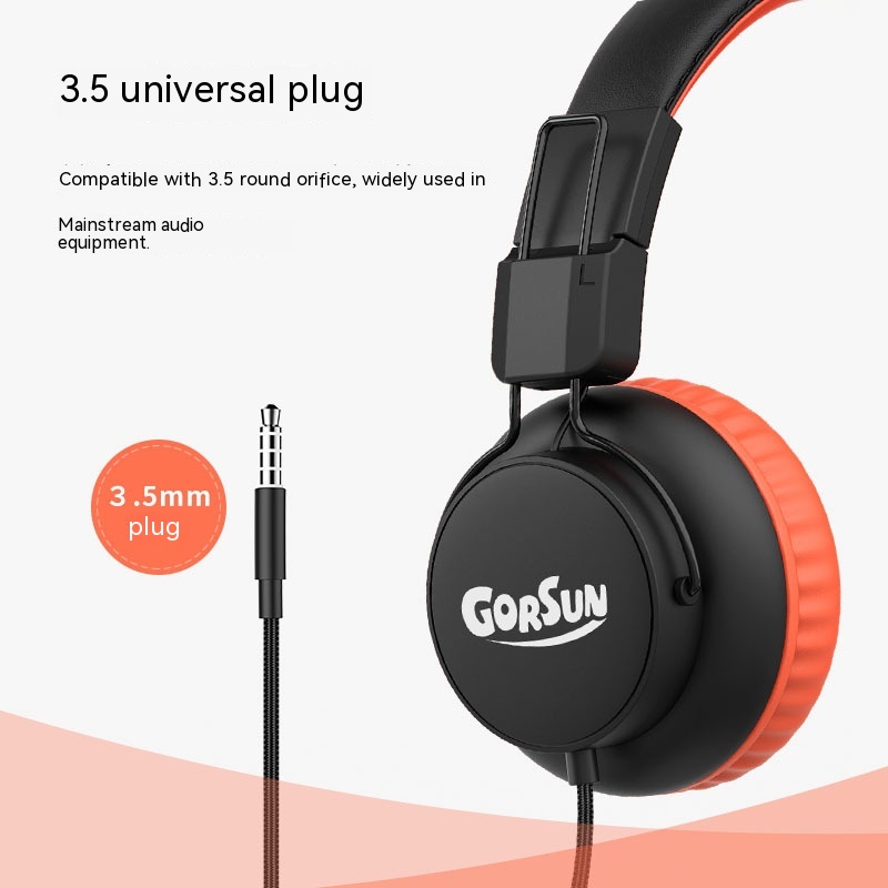 Children’s Wired Earphone Wired Sharing Retractable Voice Call