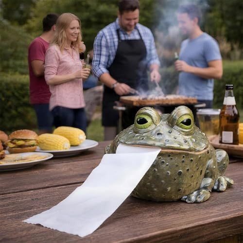 Cute Practical And Innovative Toad-shaped Tissue Box