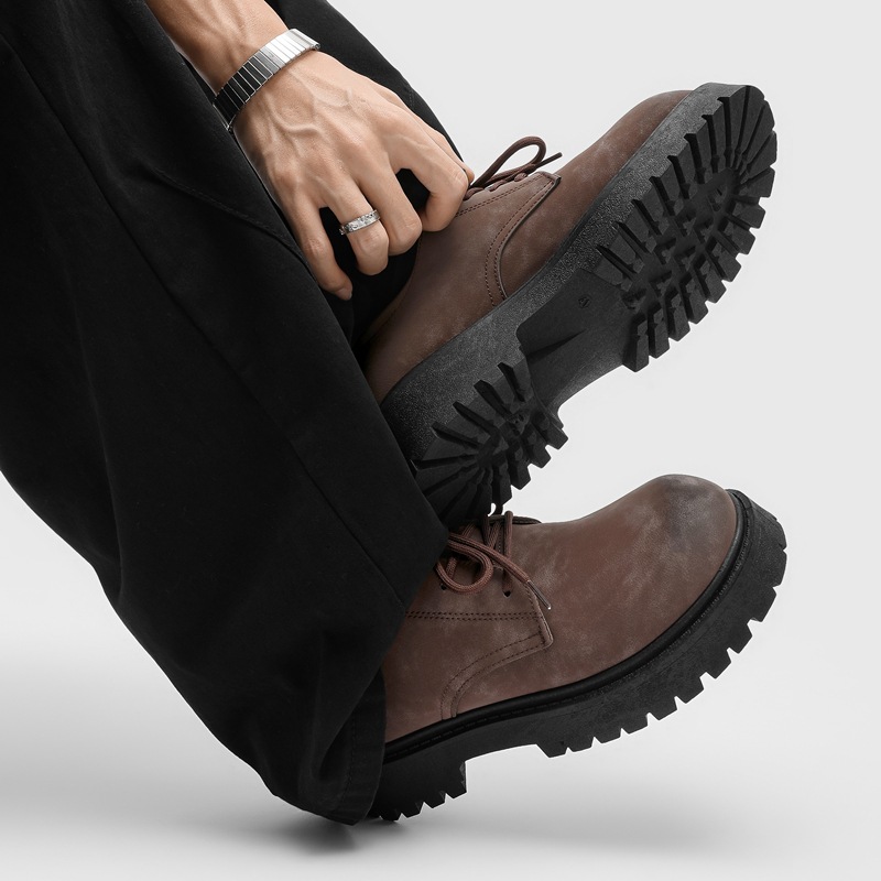 Winter Low-Top Mens Retro Work Boots