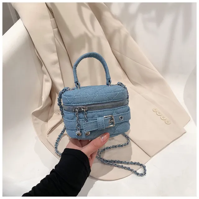 New Mini Lipstick Accessory Bag Parent child Messenger Bag For Women Blue - Shop at LoveMi