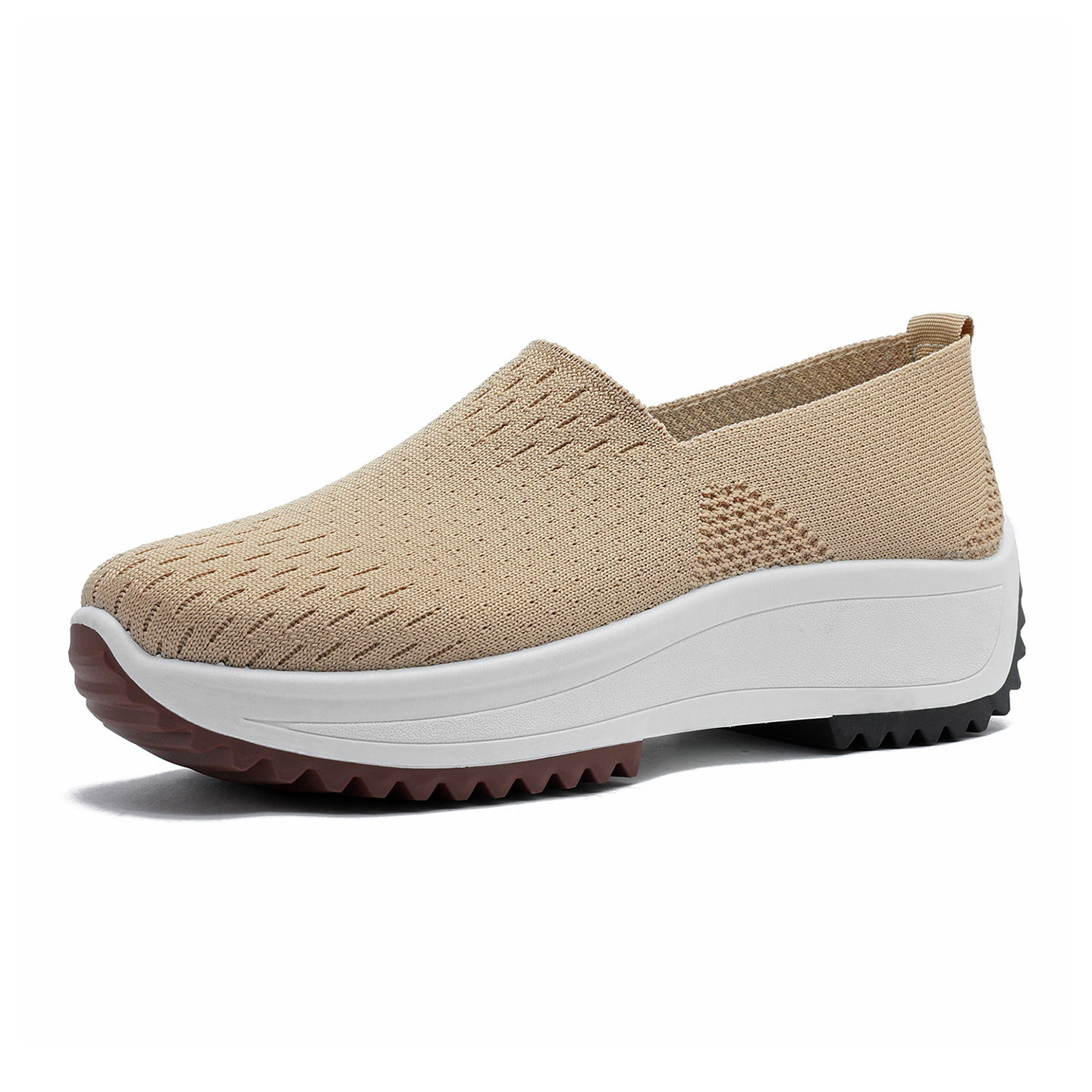 Cuff-height Heel-less Thick-soled Shoes