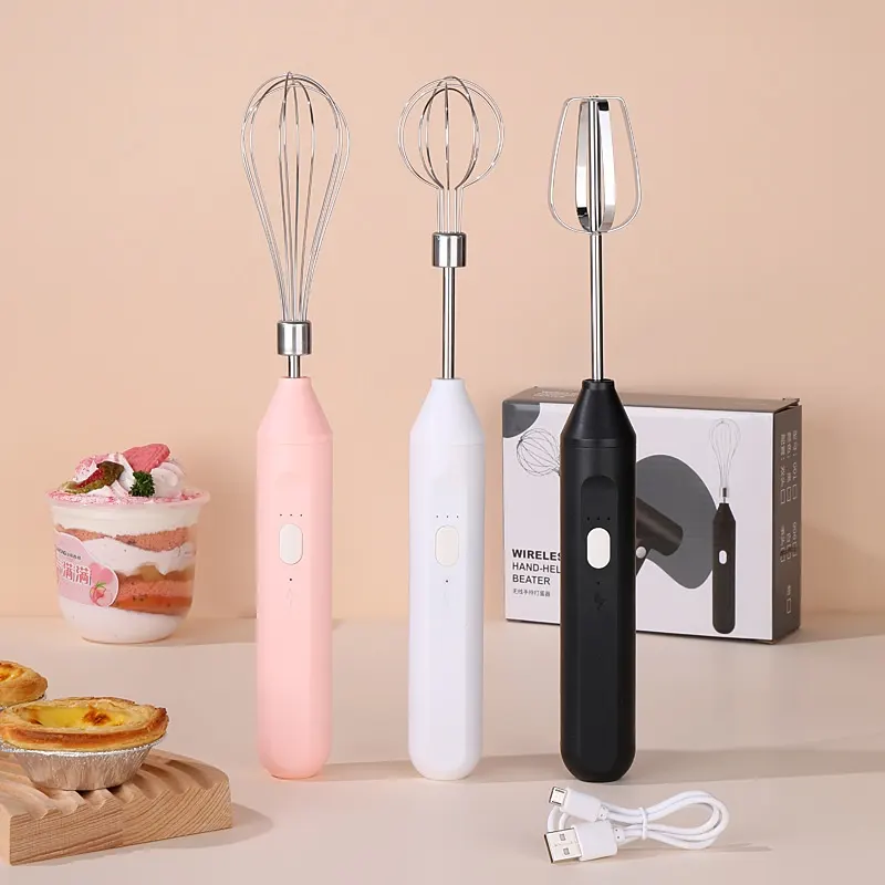 Handheld Electric Egg Beater for Home Baking of Cakes