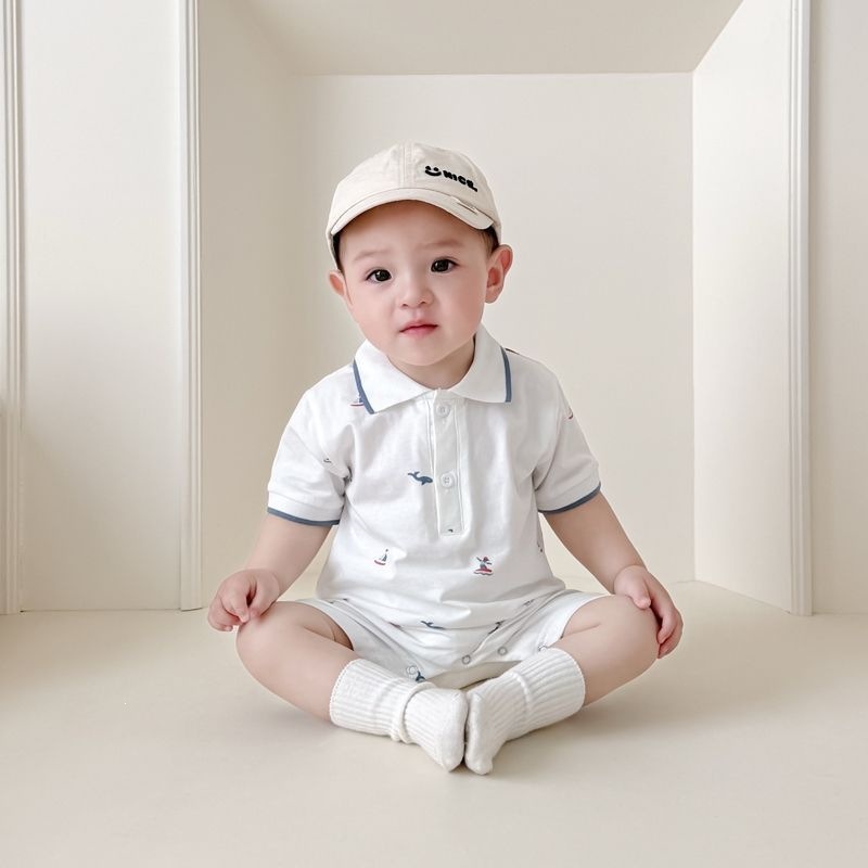 Breathable Short-sleeved Baby Romper For Boys — foto 2