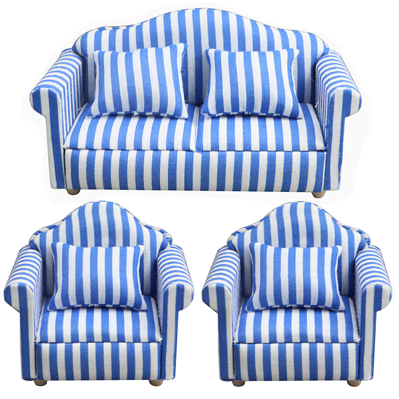 Blue Stripe 3PCs Set