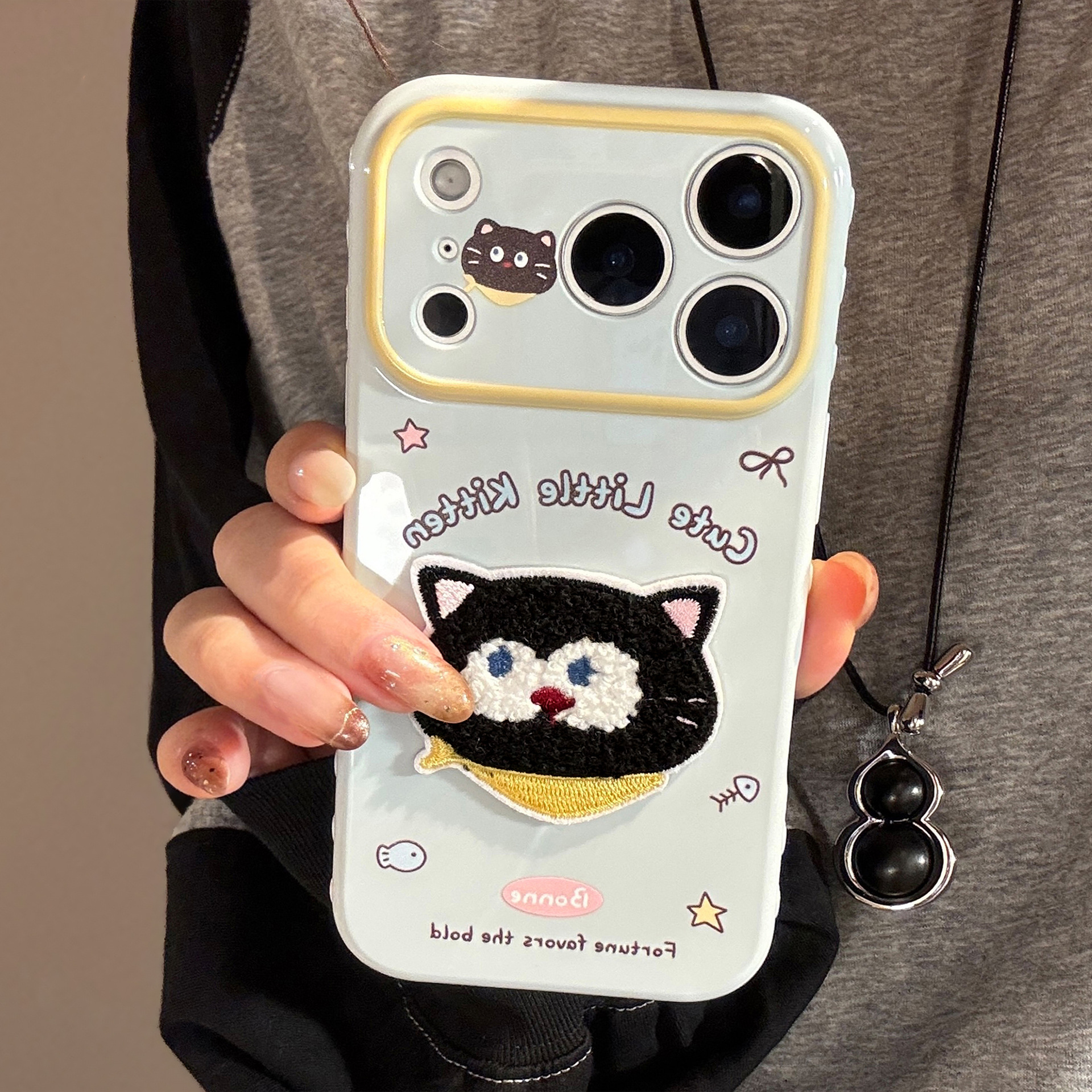 Cute 3D Plush Animal Phone Case With Drop Protection