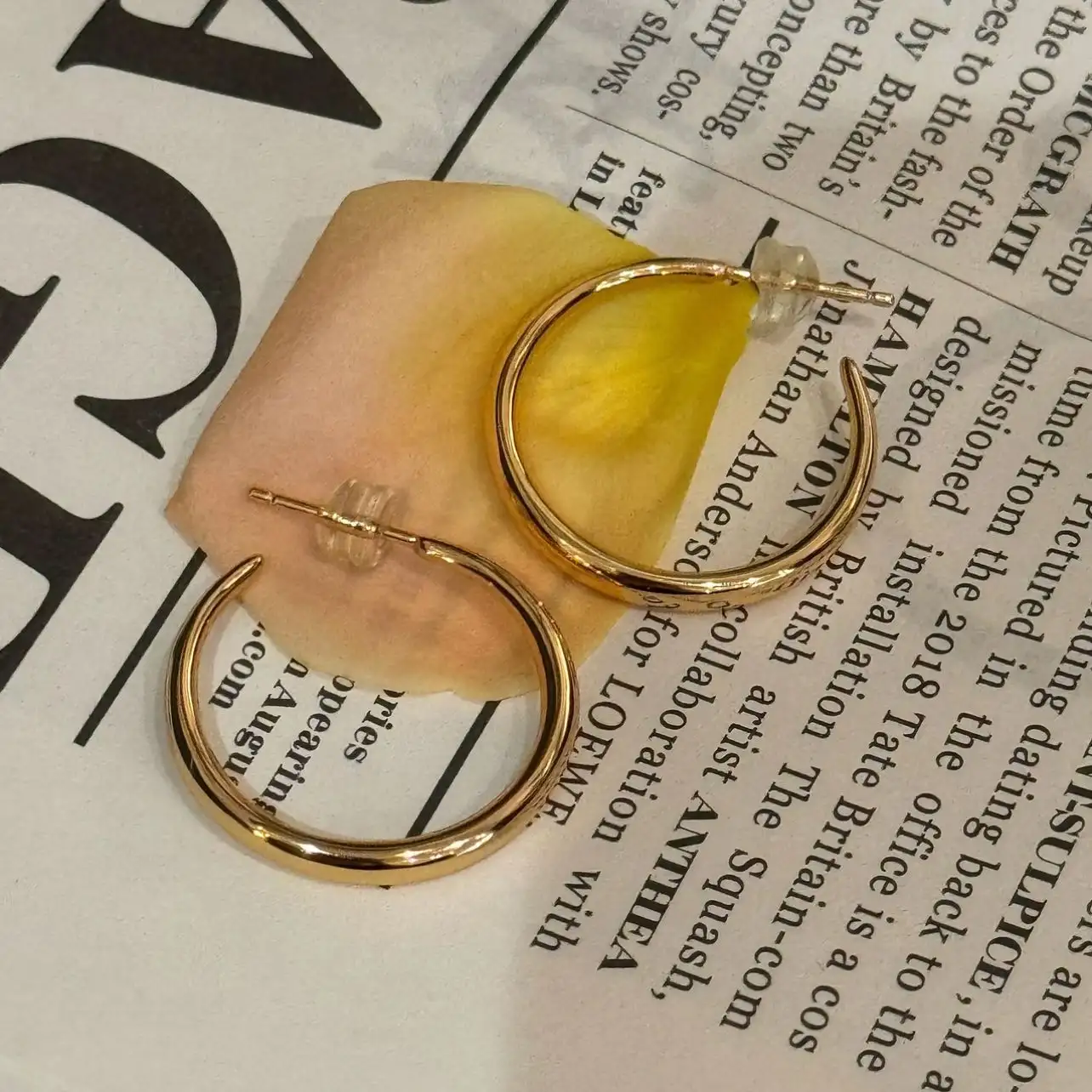 French-style Retro Shimmering Ear Rings That Wont Fade