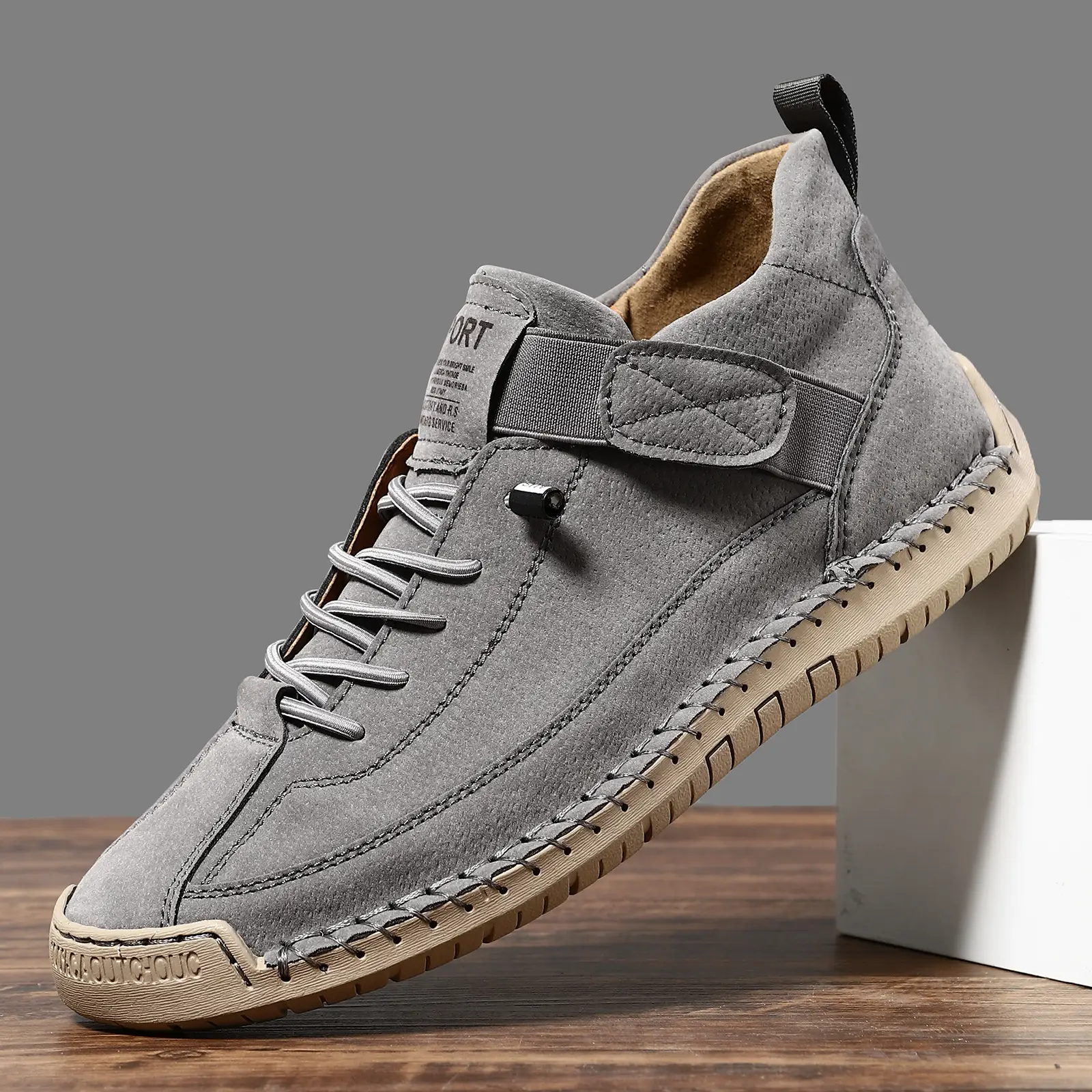 Men's Mid Top Martin Boots Outdoor Casual Shoes