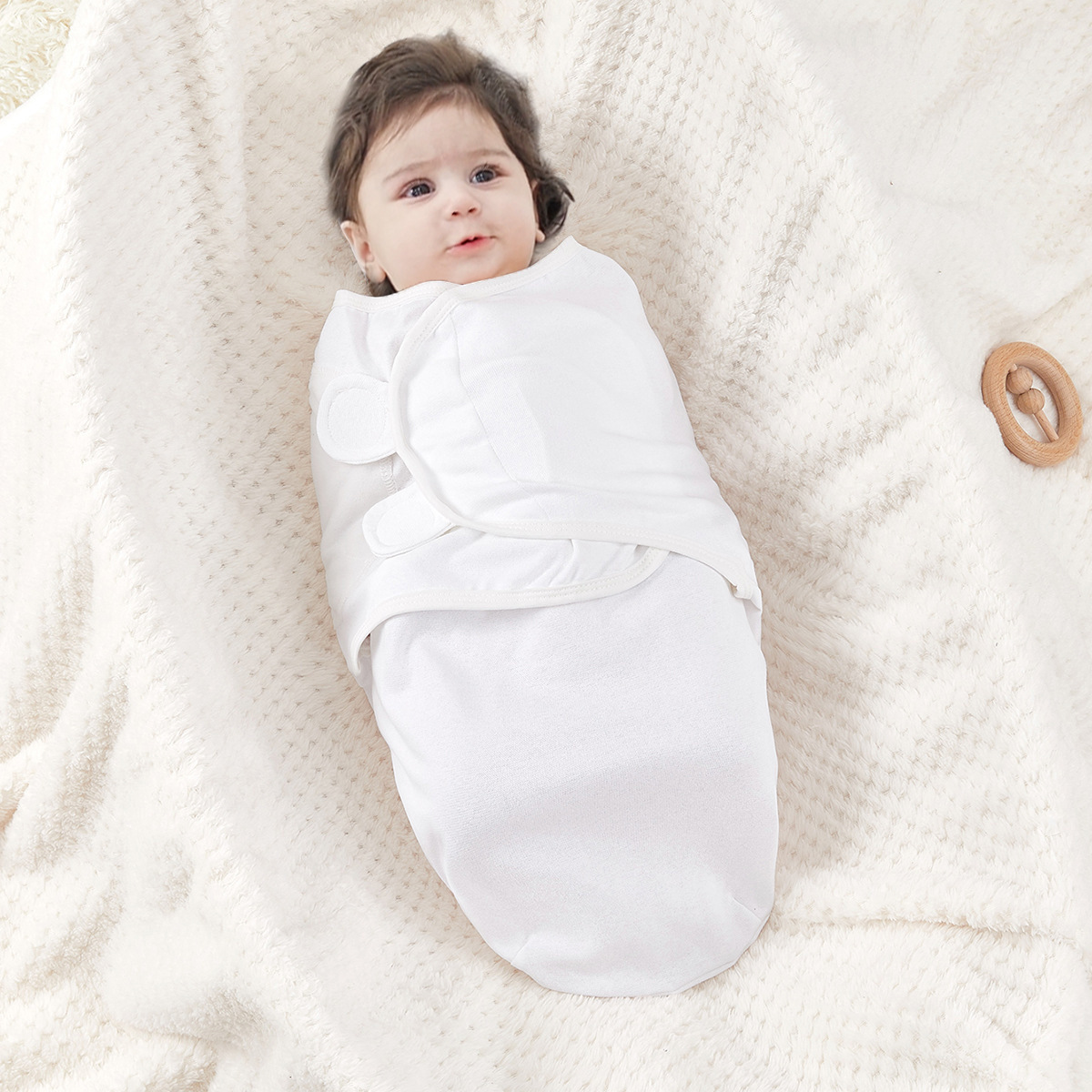 Cotton Baby Swaddling Blanket Newborn Anti-Startle