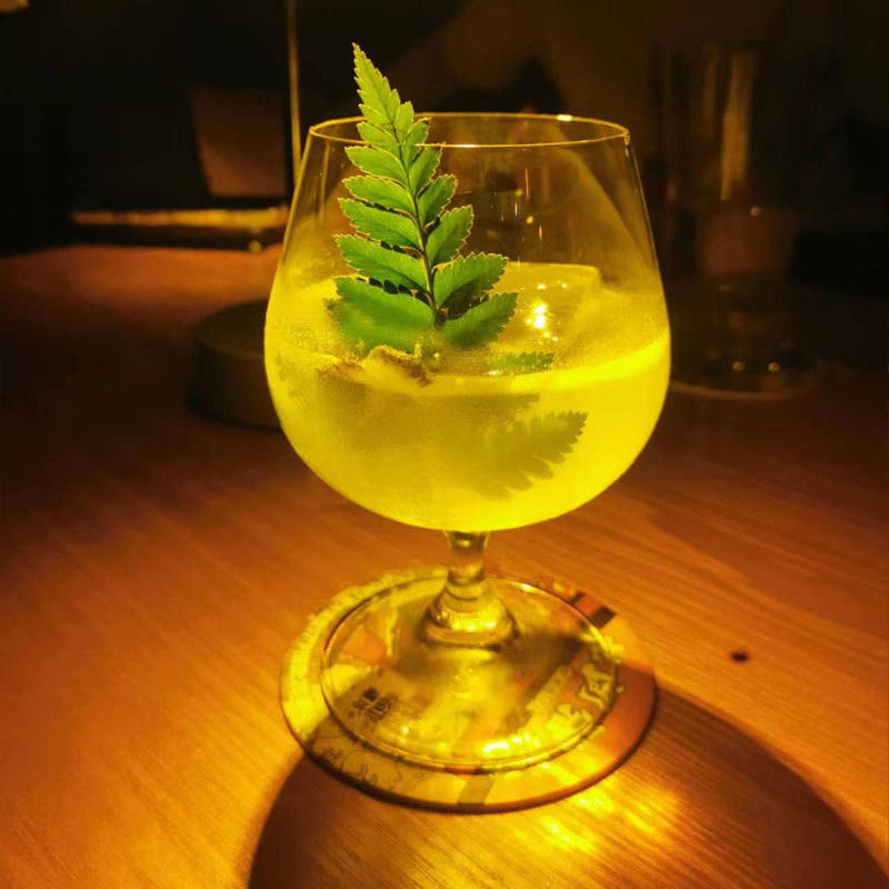 Creative Crystal Glass Low Foot Spirits Crystal Brandy Glass