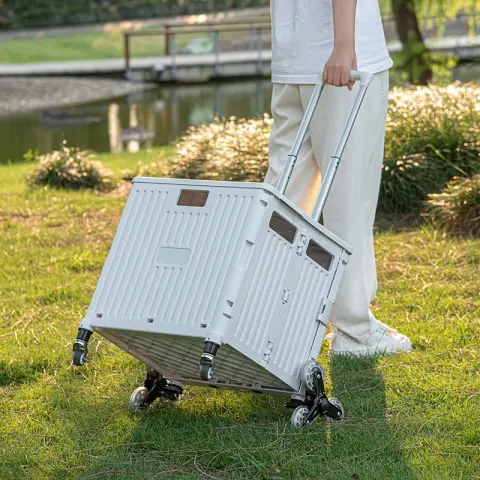 Household Portable Folding Supermarket Trolley