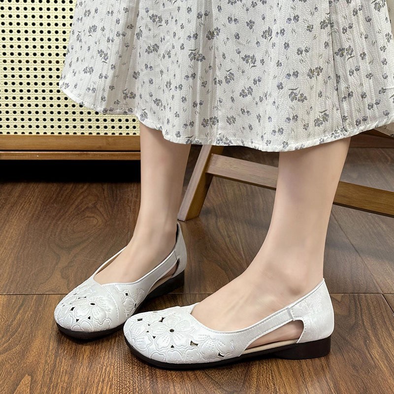 Spring Summer New Style Slip-On Soft-Soled Sandals For Moms