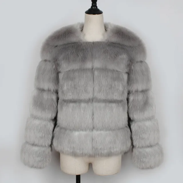 Women's Fall Winter Fashion Personalized Short Coat Gray - Shop at LoveMi