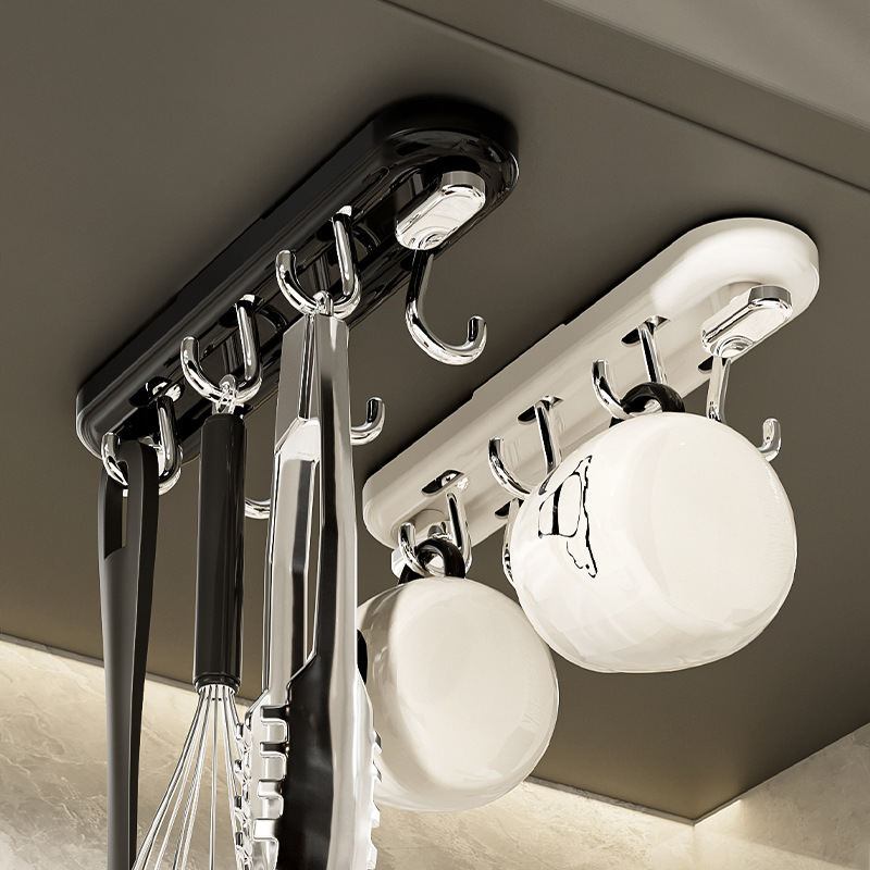 Row-mounted Rotating Universal Suction Cup Hook